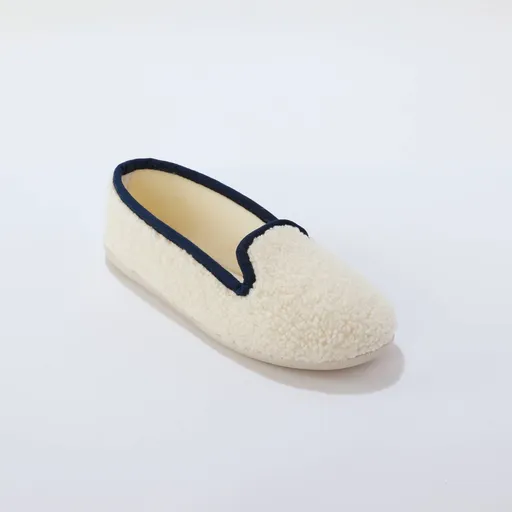 Papuci din fleece sherpa