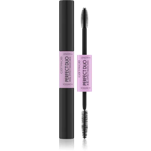 Catrice Perfect Duo XXL Effect Mascara pentru volum si lungire 2 in 1 culoare Black 8 ml
