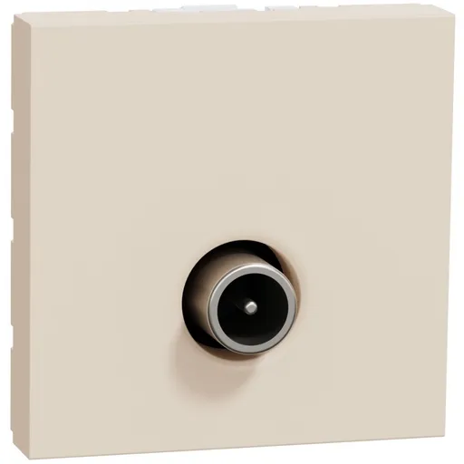 Priza TV tata, individuala 2m Schneider Noua Unica NU346244, bej