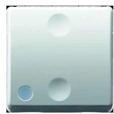 Intrerupator cu revenire 2 module cu led Gewiss System GW20527, alb