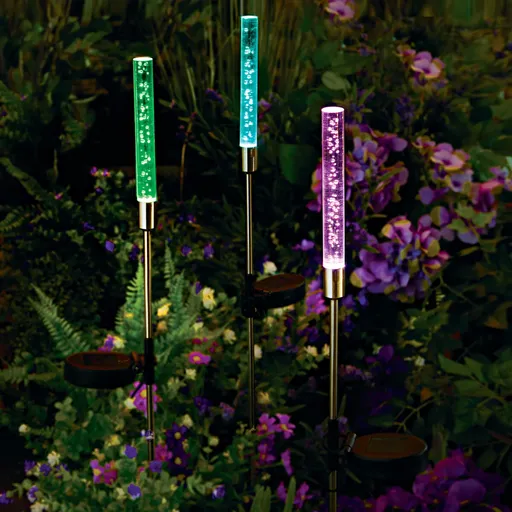 3 lumini solare pentru stâlp