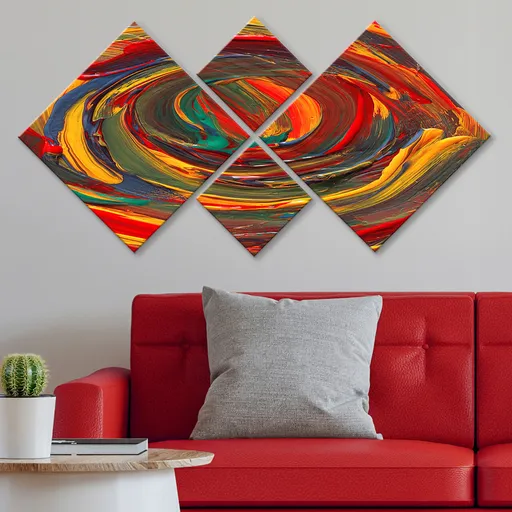 Pictură decorativă MDF, 4MDF10566658, Imprimat UV, Multicolor