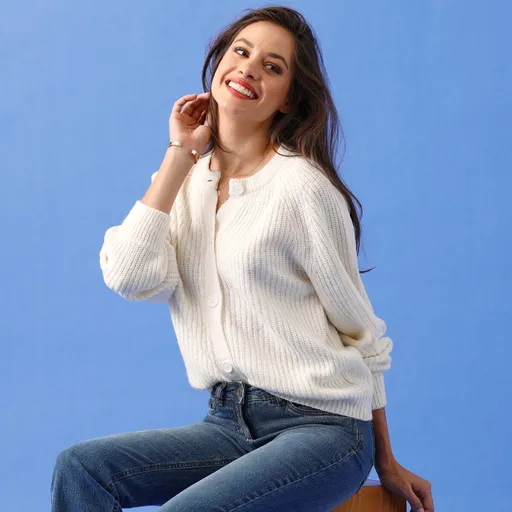 Pulover, model simplu tricotat