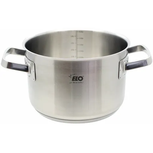 Elo 24224 Oală din oțel inoxidabil Profi Cuisine24 cm, 6,5 l, 6,5 l