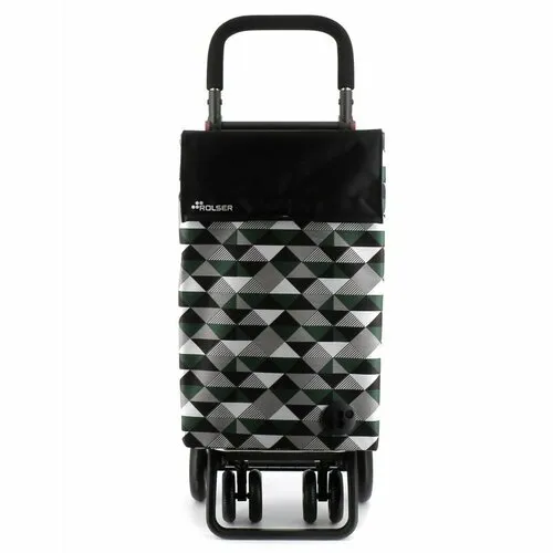 Geantă cumpărături cu roți Rolser Classic Sahara Tour 4x4, verde kaki, verde