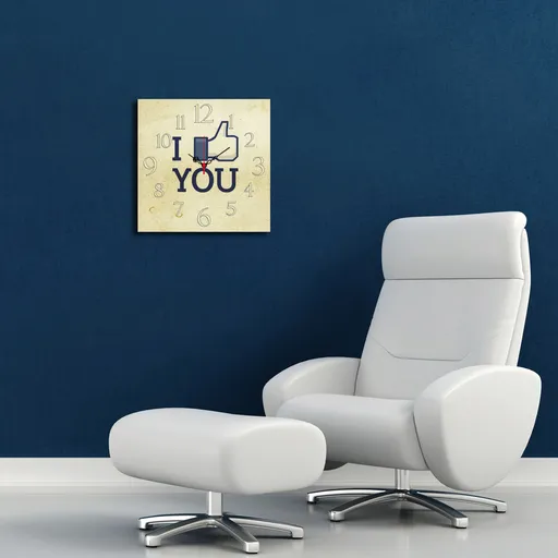 Ceas de perete, Msk-01, Dimensiune: 40 x 40 cm, Multicolor