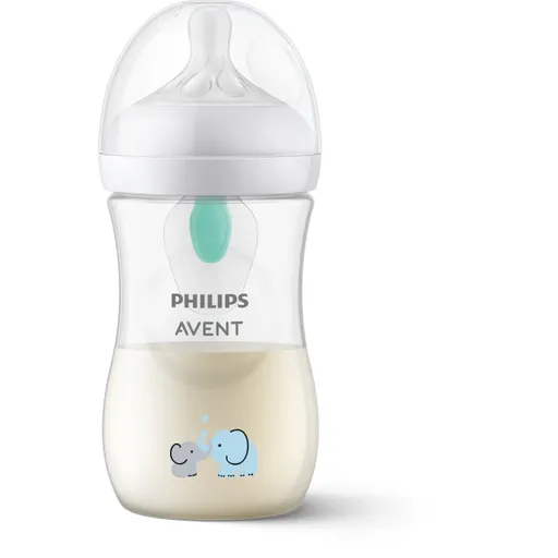 Philips Avent Natural Response AirFree SCY673/81 biberon pentru sugari 3-6 m Elephant 260 ml