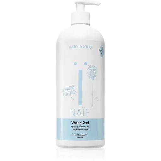Naif Baby & Kids Wash Gel gel pentru spălarea și curățarea copiilor și a bebelușilor corp si fata 700 ml