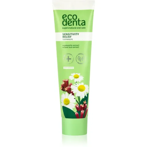 Ecodenta Green Sensitivity Relief pasta de dinti pentru dinti sensibili cu flor aroma Chamomile/Clove 100 ml