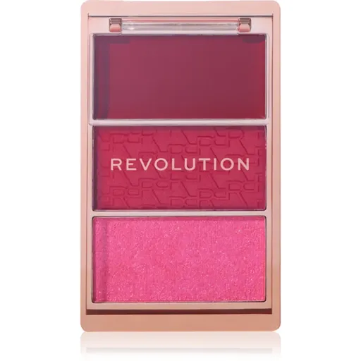 Makeup Revolution Blush Icon Palette paleta fard de obraz culoare My Cherry Truth 9.8 g