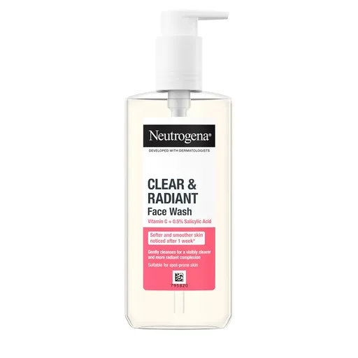 Neutrogena Gel de curățare iluminator pentru ten problematic Clear & Radiant (Face Wash) 200 ml