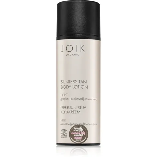 JOIK Organic Sunless Tan lotiune autobronzanta Light 150 ml