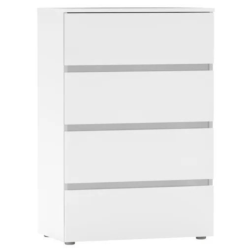 Comoda PARMAD, albă, alb