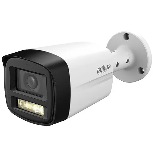 Camera HDCVI Dahua HAC-HFW1500TLM-IL-A-0280B-S3, 5MP, lentila 2.8mm, Smart Dual Light 40m, microfon, IP67