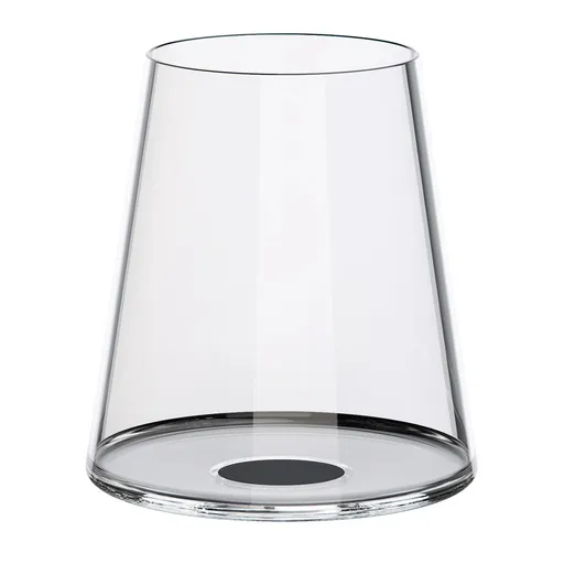 Set de 2 pahare de cristal pentru vin roșu Trebonn SplitGlass 2025110, 450 ml, Ø9.2x10.5 cm, Sistem modular, Negru