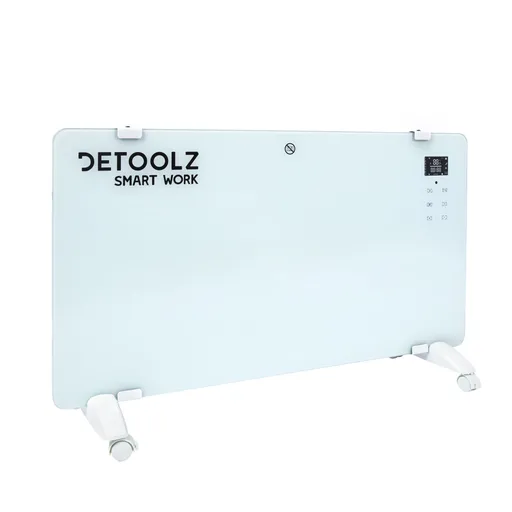 Convector Electric Detoolz DZ-EI114, WIFI, 1000W / 2000W, 20 m², Afisaj LED
