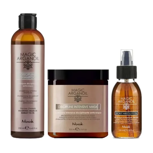 Kit pentru Regenerare Intensiva a Parului Degradat Nook Magic Arganoil Secret
