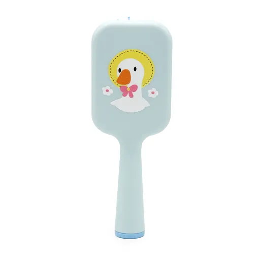 Perie de par dreptunghiulara, Albastra, Desen rata