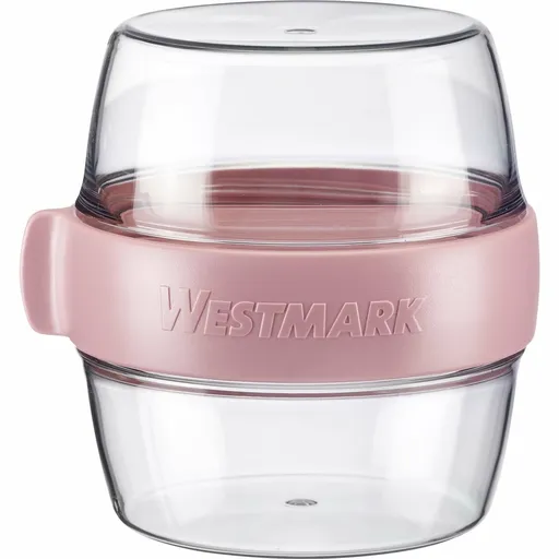 Cutie pentru gustări din două piese Westmark MAXI,700 ml , roz