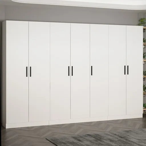 Cuier de perete, Hanah Home, Noah, 315x210x35 cm, Alb