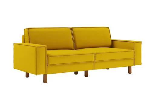 Canapea 3 locuri, Atelier del Sofa, 918CMF1243, Otel, Floarea-soarelui / Nuc