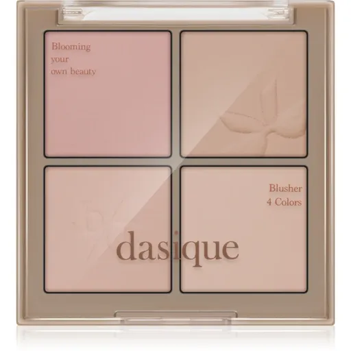 Dasique Blending Mood Cheek paleta fard de obraz pentru sanatate culoare 10 Muted Nuts 10 g