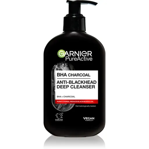 Garnier Pure Active Charcoal gel de curățare impotriva punctelor negre 250 ml