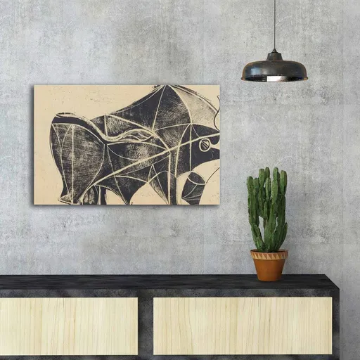 Tablou decorativ, FAMOUSART-055, Dimensiune: 45 x 70 cm, Multicolor