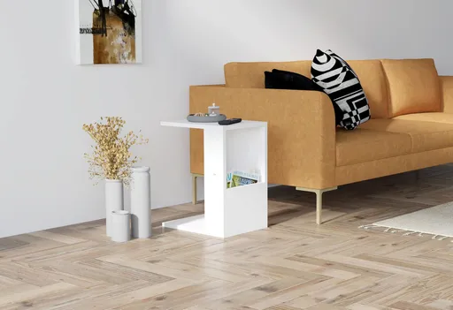 Masuta, Hanah Home, Star, 30x50x40 cm, Alb