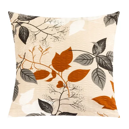 Față de pernă Frunze de toamnă bumbac creponat, 40 x 40 cm, 40 x 40 cm