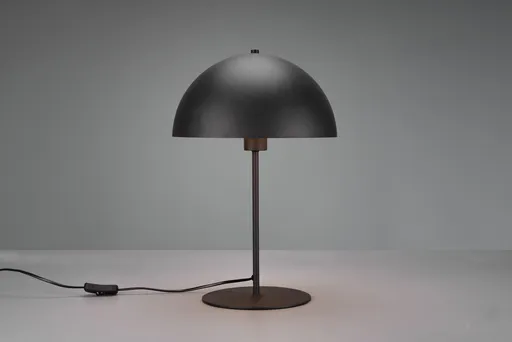 Lampa de masa Nola, TRIO, 30x45 cm, 40W, 1x E27, metal, negru mat