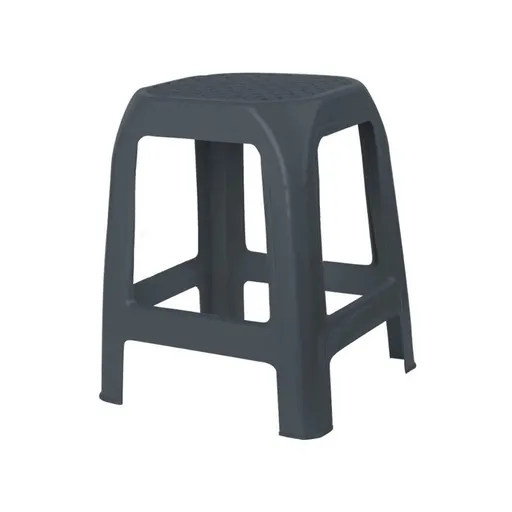 Scaun din plastic DESIGN antracit, 41 x 35 x 46 cm, antracit