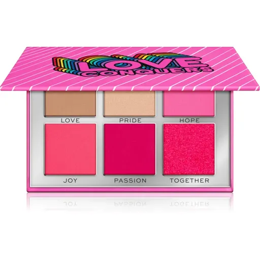Makeup Revolution Power Shadow Palette paletă cu farduri de ochi culoare Love Conquers 6,6 g