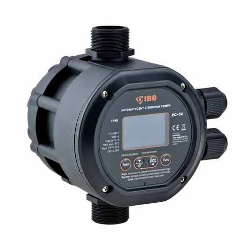 Presostat electronic inteligent IBO PC-34, 2.2 KW, 10 bar, supapa sens inclusa, protectie suprasarcina si functionare uscata