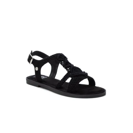 Sandale plate cu macramé XTI