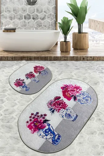 Set covorase de baie, L'essentiel Maison, Joseph Djt, Poliester, Multicolor