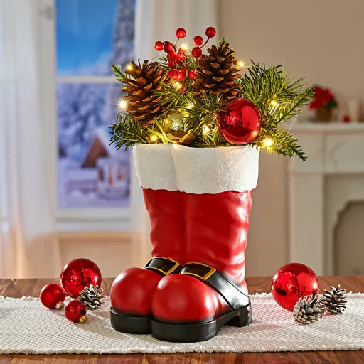 Decorațiune de Anul Nou Cizme de Moș Crăciun