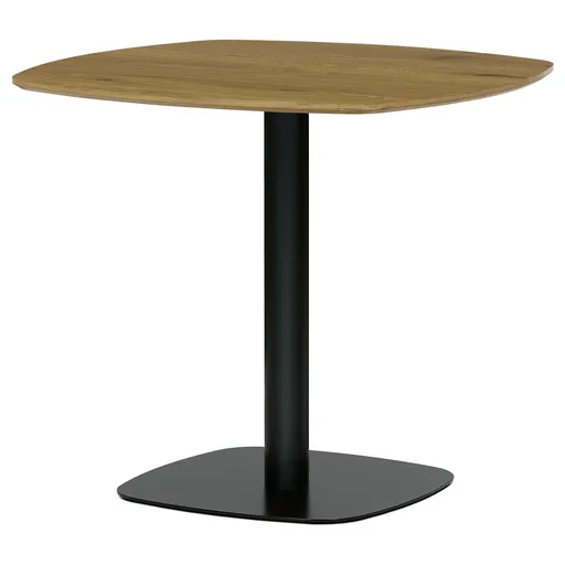 Masă de sufragerie 80 x 80 cm, stejar, maro