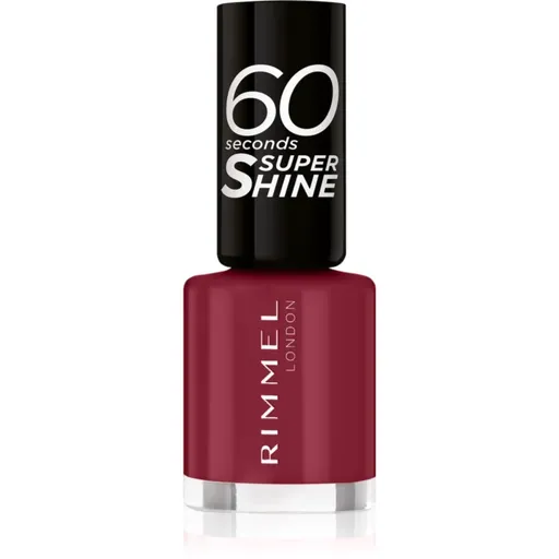 Rimmel 60 Seconds Super Shine lac de unghii culoare 710 Oh My Cherry 8 ml