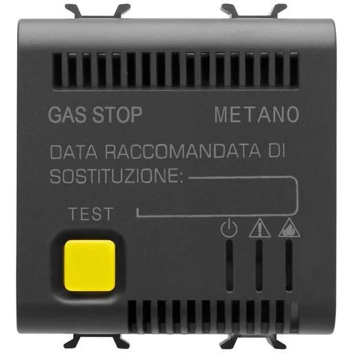 Detector gaz metan 12V ac/dc Gewiss Chorus GW12712, negru satin