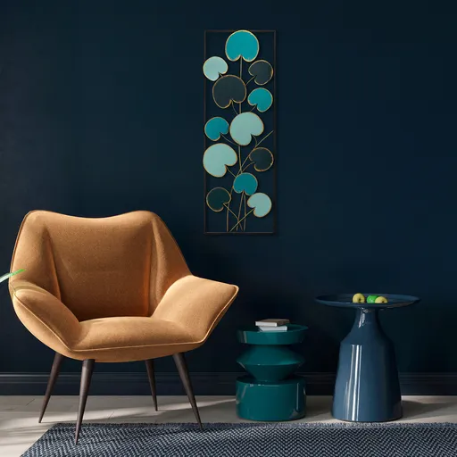 Decoratiune de perete, Catalpa, Dimensiune: 32 x 90 cm, Multicolor