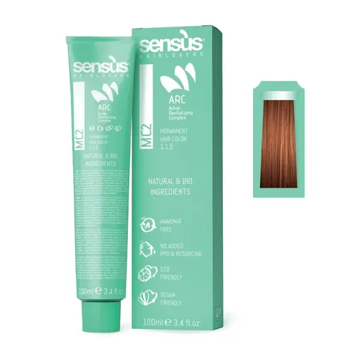Vopsea de Par Permanenta Sensus MC2 8.44, 100 ml