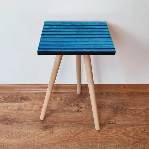 Masuta, Hanah Home, Shp386, 35x42x35 cm, Albastru