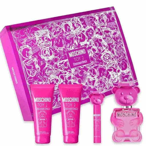 Moschino Toy 2 Bubble Gum - EDT 100 ml + loțiune de corp 100 ml + gel de duș 100 ml + EDT 10 ml