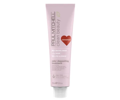 Paul Mitchell Mască de păr Clean Beauty Cinnamon (Color Depositing Treatment) 150 ml