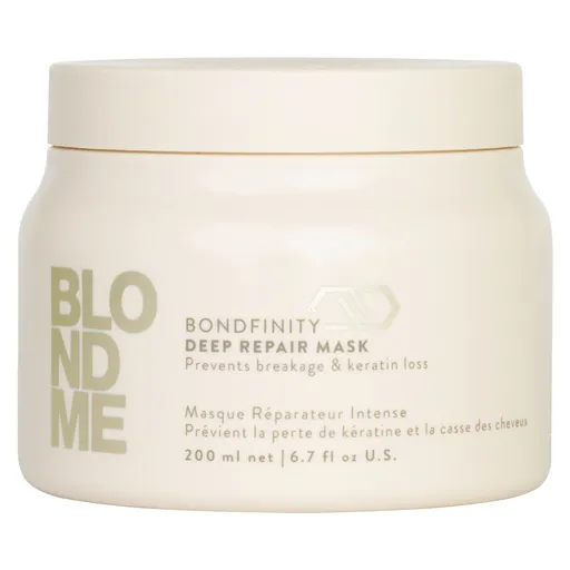 Masca Reparatorare Intensiva Schwarzkopf BLONDME Bondfinity Deep Repair – Reconstructie Permanenta pentru Par Blond sa