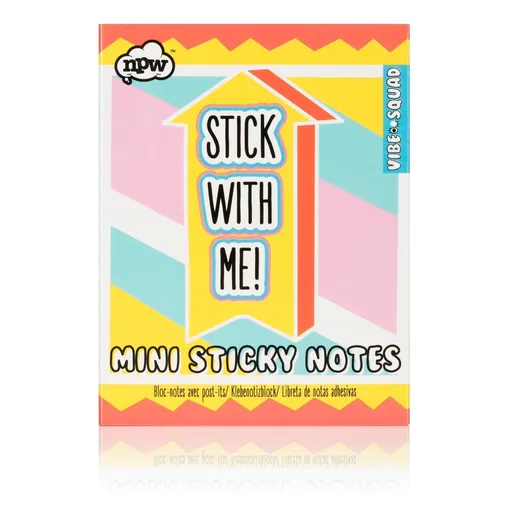 Carnețel cu sticky notes npw Vibe Squad