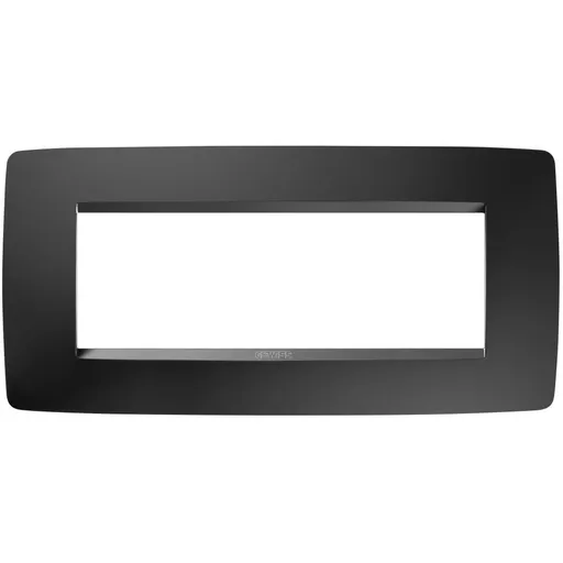 Rama ornament 6 module Gewiss Chorus One GW16106VN, negru satin