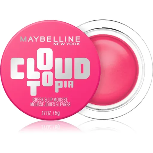 MAYBELLINE NEW YORK CloudTopia blush mat cremos buze si obraz culoare 04 Pink DayDream 5 g