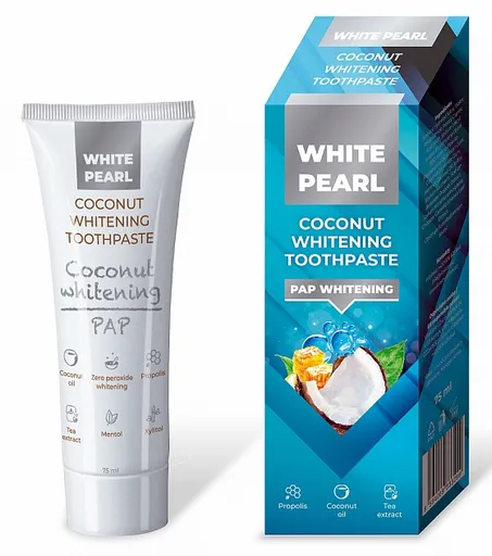 VitalCare Pastă de dinți pentru albire Coconut (PAP Whitening Toothpaste) 75ml